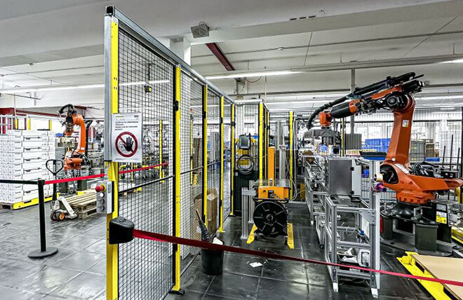 Robotic system in production